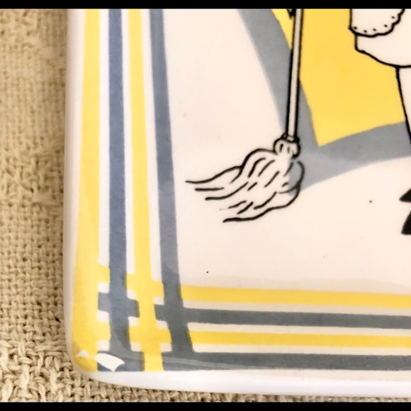 Vintage Vtg style kitsch atomic age mini plates - Picture 8 of 8